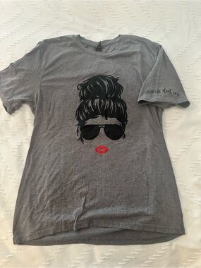 Anvil Gray Tri-Blend Crewneck Tee